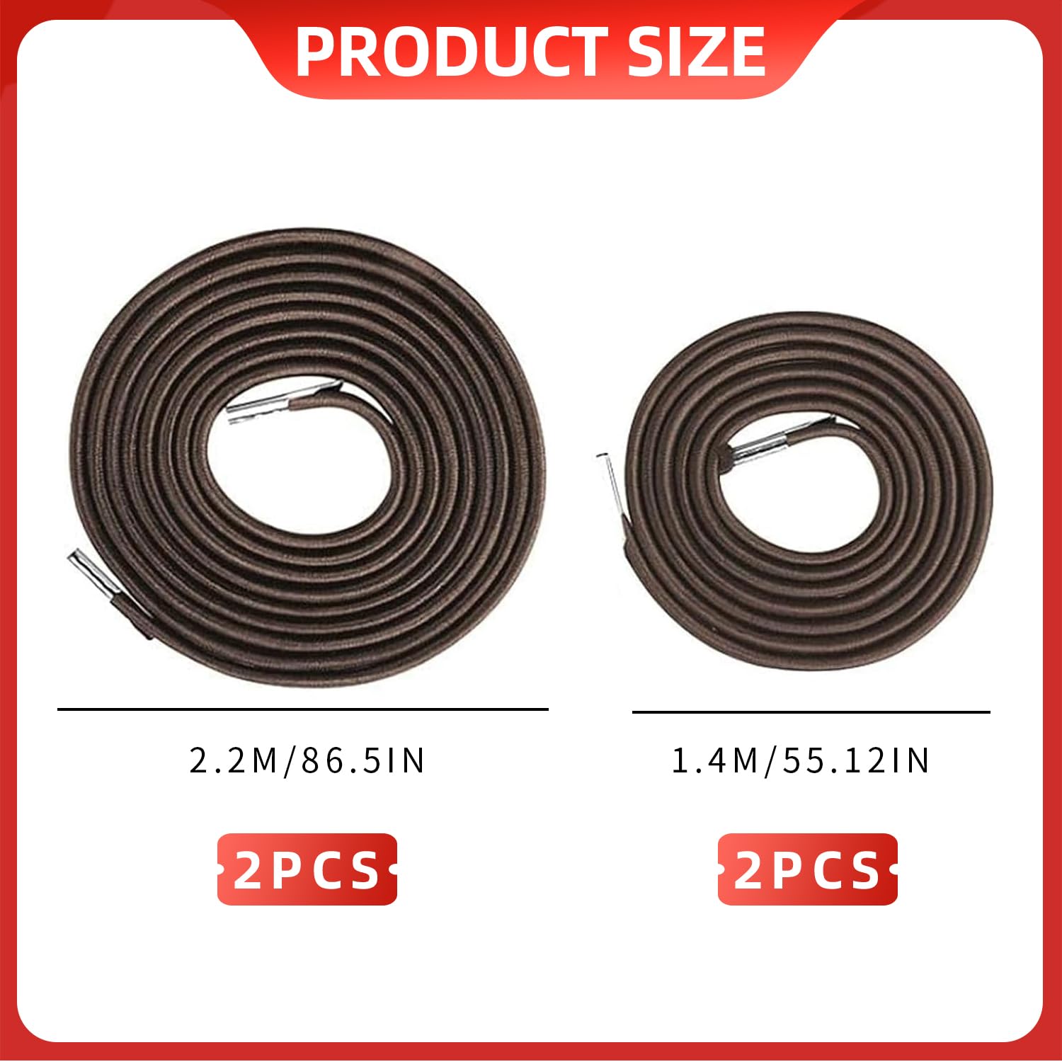 Tholire Universal Zero Gravity Chair Replacement Cord Kit - 4 Pack Elastic Repair Straps for Outdoor Recliners, Sun Loungers, and Anti-Gravity Chairs