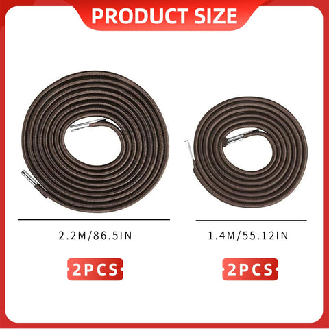 Tholire Universal Zero Gravity Chair Replacement Cord Kit - 4 Pack Elastic Repair Straps for Outdoor Recliners, Sun Loungers, and Anti-Gravity Chairs