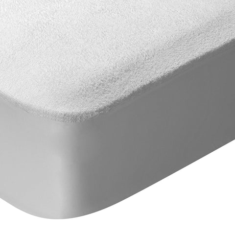 Pikolin Home PP05 Waterproof and Breathable Terry Mattress Protector 100% Cotton, white, 180 x 190/200 cm