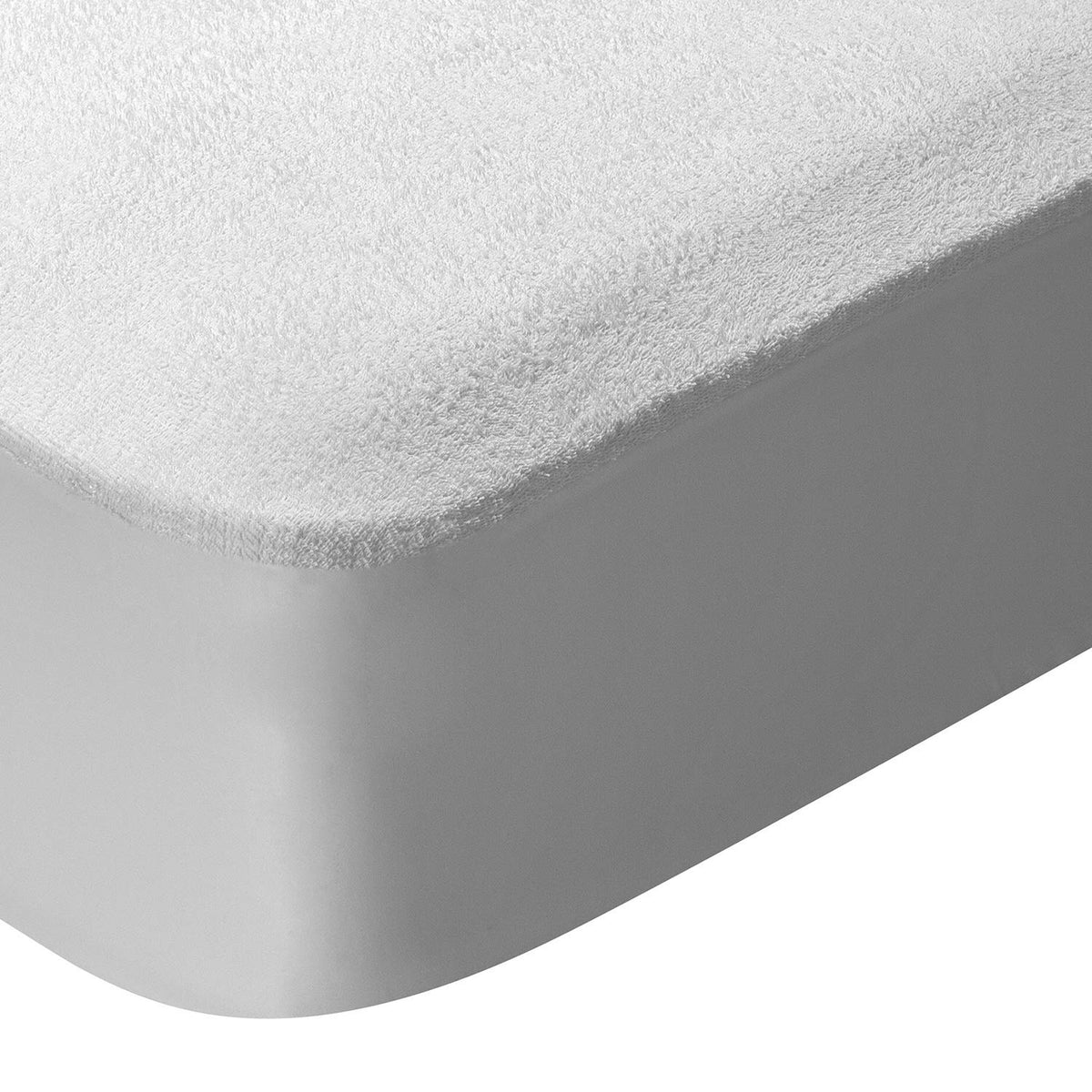 Pikolin Home PP05 Waterproof and Breathable Terry Mattress Protector 100% Cotton, white, 160 x 190/200 cm