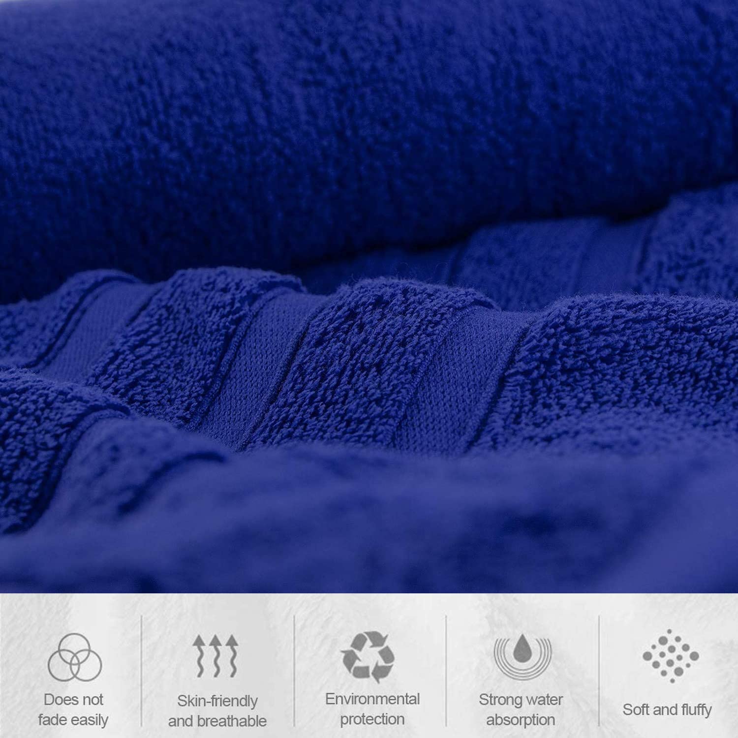 Uk Furniture 2 Pack Extra Large|95x200cm| Super Jumbo Bath Sheet Towels100% Egyptian Cotton 700GSM Super Soft Towel Set. (Blue)