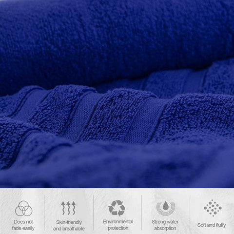 Uk Furniture 2 Pack Extra Large|95x200cm| Super Jumbo Bath Sheet Towels100% Egyptian Cotton 700GSM Super Soft Towel Set. (Blue)