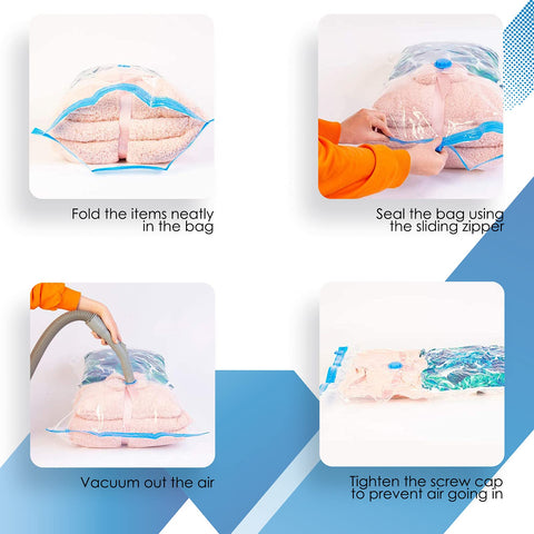 KEPLIN Vacuum Storage Bags | Maximise Space and Store Clothes, Bedding, Towels, Duvet & Pillow