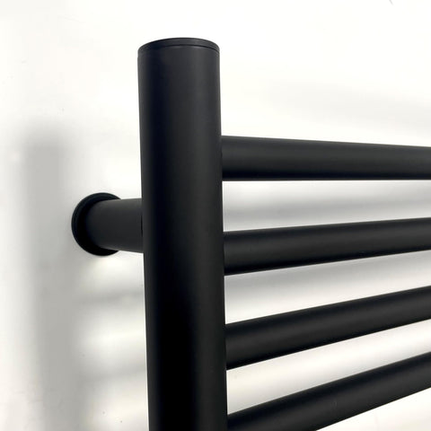 Greened House Siena Black Electric Heated Towel Rail 500mm W x 720mm H