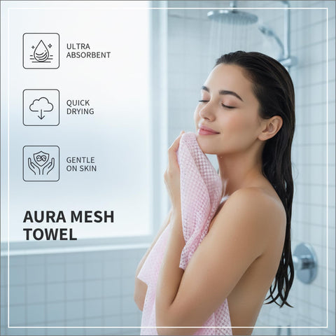 GxouQcn Rxfoliating Towel, 3 Pcs Deep Skin Exfoliation for Gentle Cleansing, Spa-Like Bathing Experience Shower Towels, for Body Face