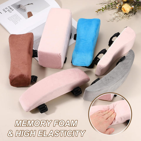 PATIKIL Office Chair Arm Pads, 1 Pair Office Chair Arm Cover Soft Office Chairs Armrest Pads Elastic Memory Foam Cotton Removable Washable for Desk