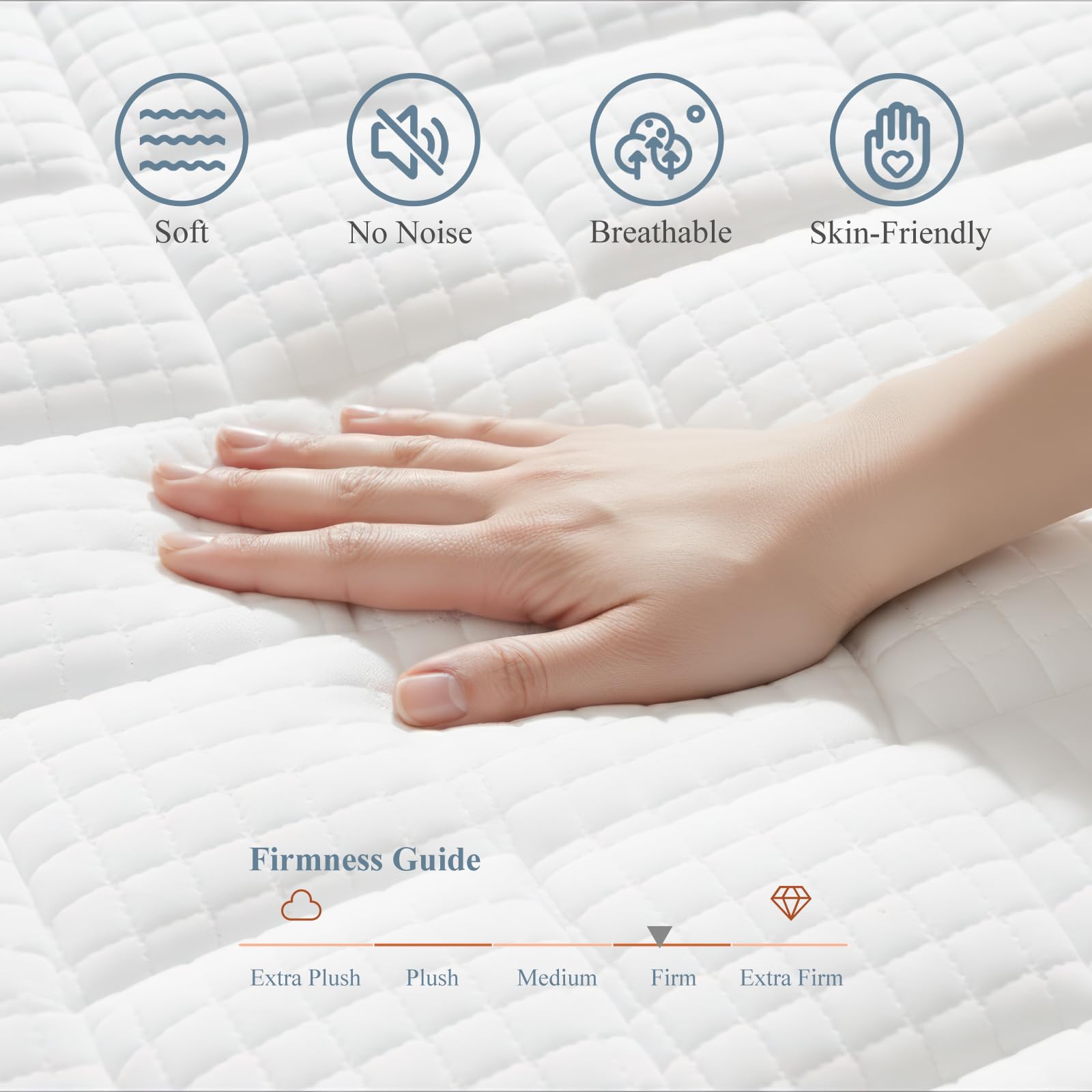 Z-hom Double Mattress, 20cm Deep Value Hybrid Mattress, Medium | Soft Feel | Quality Comfort at Budget Prices Sleep Types