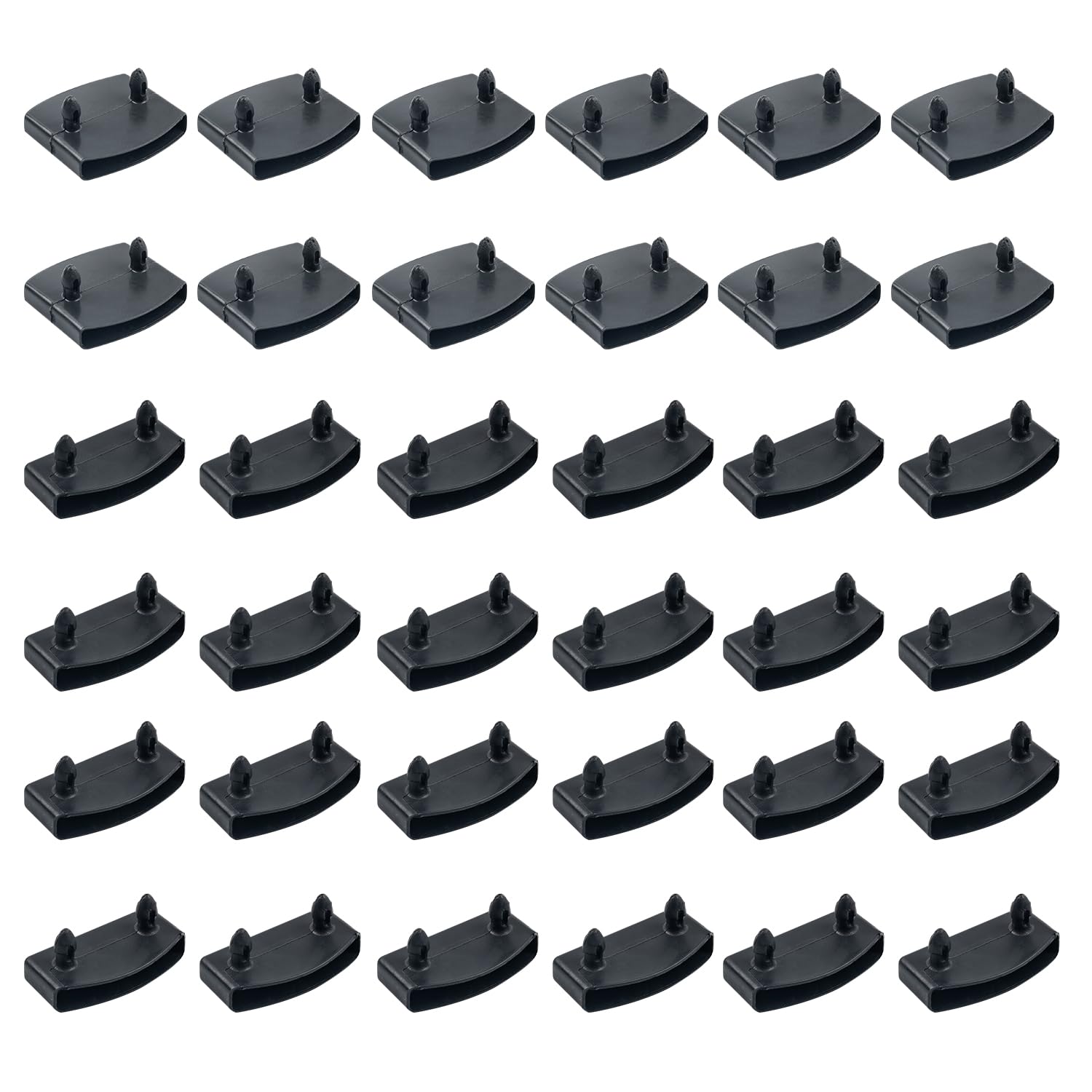 Sgehai 36 Pcs bed slat, replacement bed slat end clip,plastic bed slat holders caps 55mm,24 ends and 12 center,for double/single bed and king size