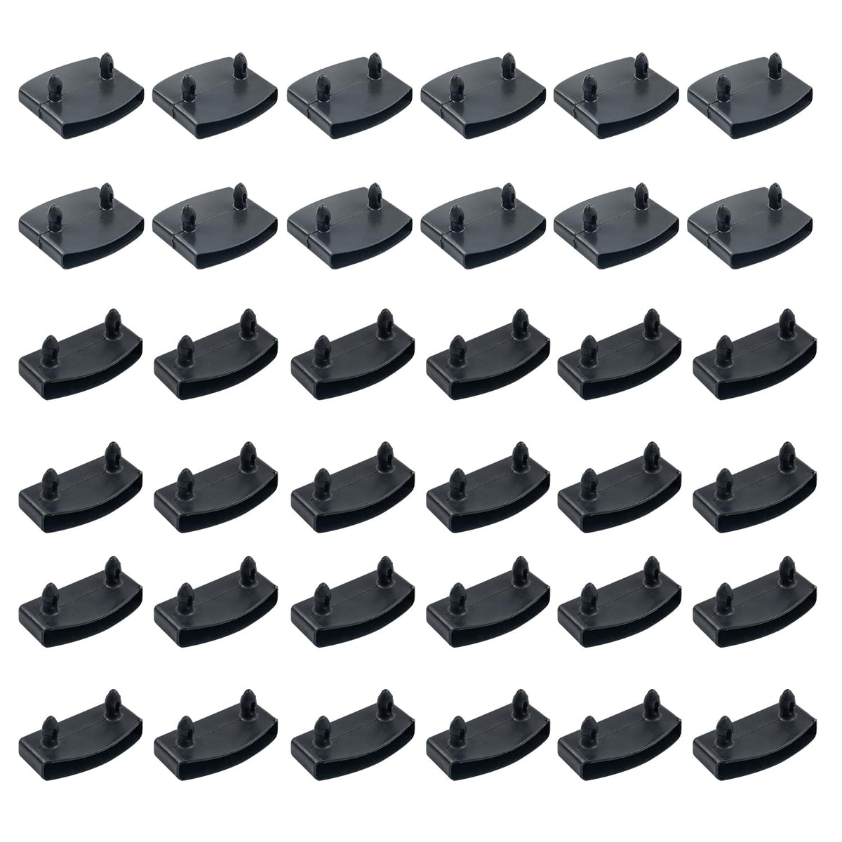 Sgehai 36 Pcs bed slat, replacement bed slat end clip,plastic bed slat holders caps 55mm,24 ends and 12 center,for double/single bed and king size