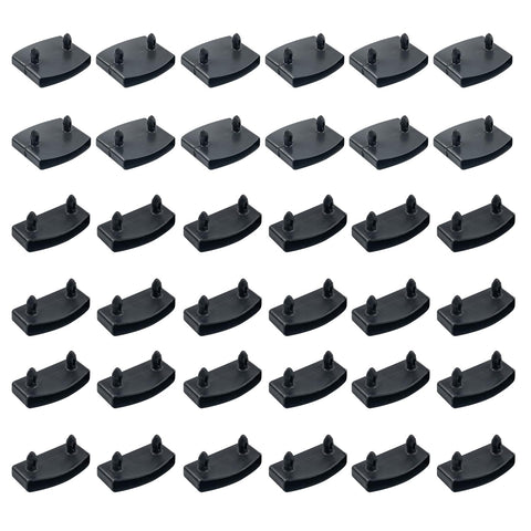 Sgehai 36 Pcs bed slat, replacement bed slat end clip,plastic bed slat holders caps 55mm,24 ends and 12 center,for double/single bed and king size