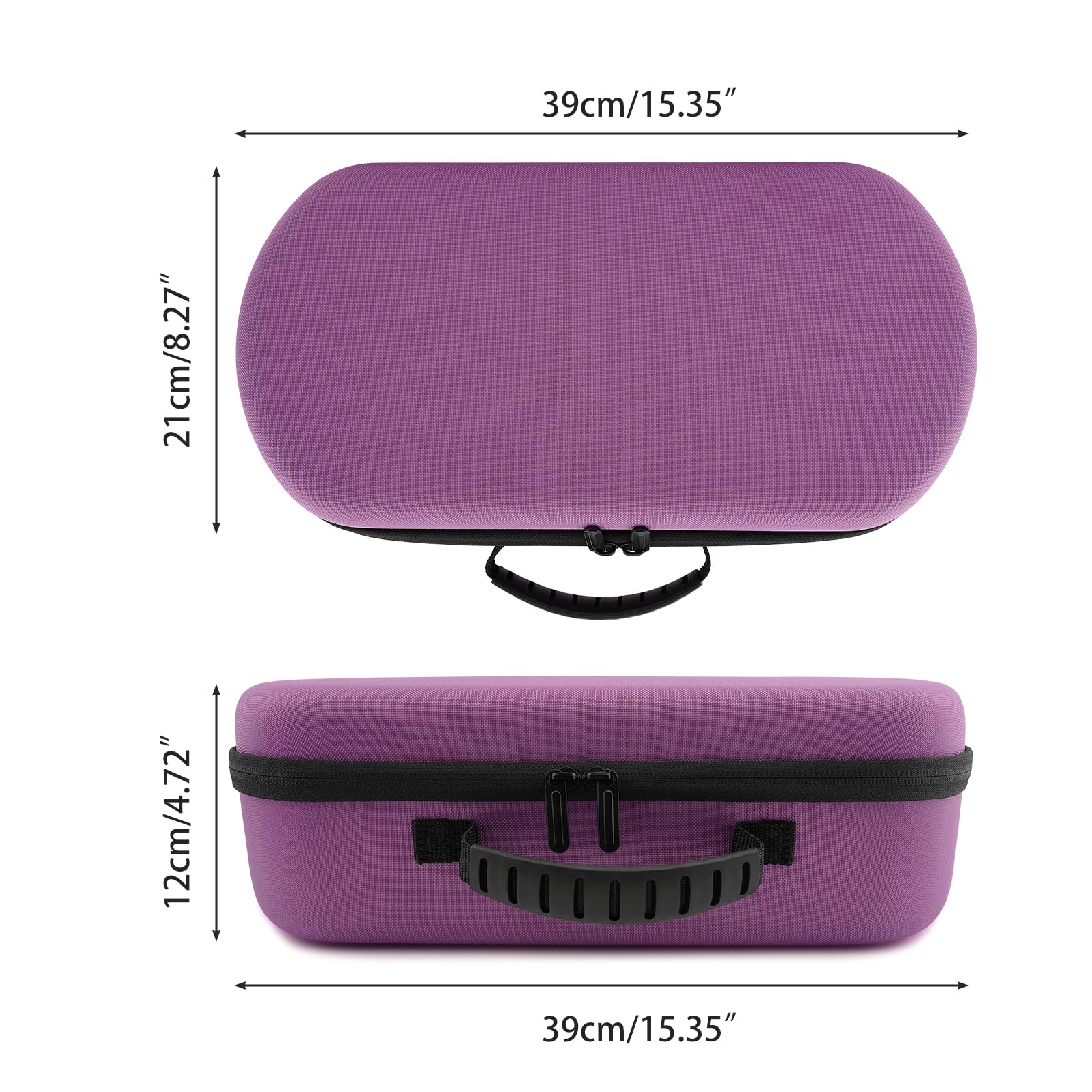 XINGFUDAO Carrying Case Compatible with Dyson Supersonic R Hair Dryer, Hard Travel Bag Compatible with Dyson Supersonic R Accessories (Purple)