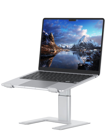 ALASHI Laptop Stand for Desk, Computer Stand Adjustable Height, Ergonomic Notebook Laptop Riser