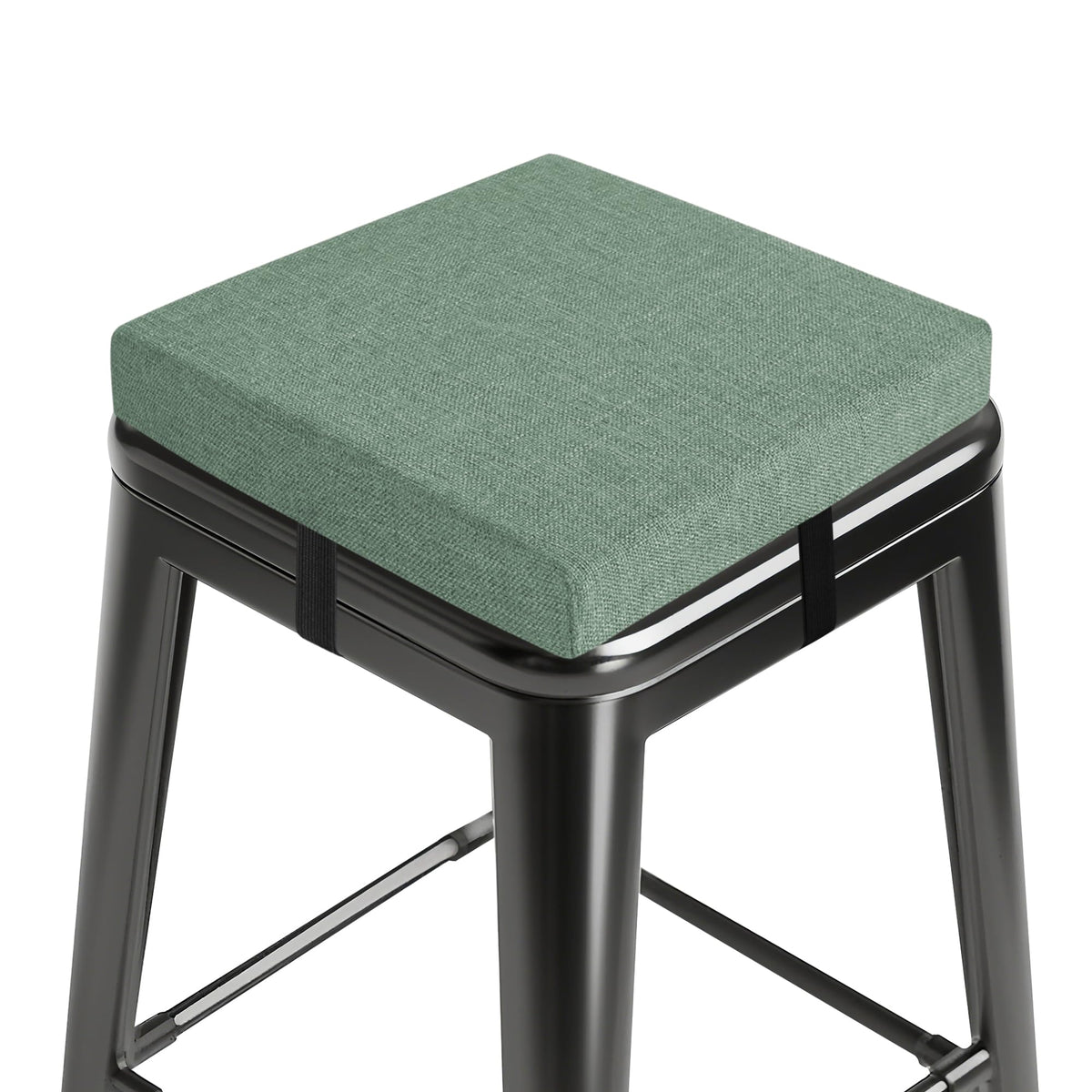 MineCozy Bar Stool Cushions Square 12" x 12" 1 Piece Sage Green