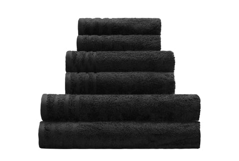 Kleine Wolke "Royal Guest Towel, Black, 30 x 50 cm