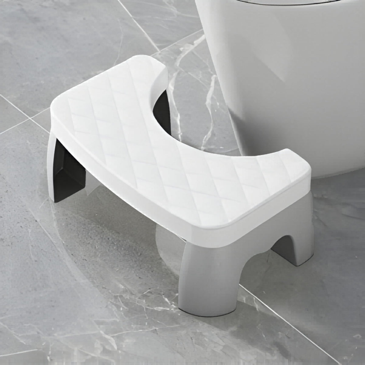Poop Stool for Adults – Bathroom Toilet Stool for adults | Toilet Step & Foot Rest for Toilet | Ergonomic Poo Stool for Healthy Sitting Position
