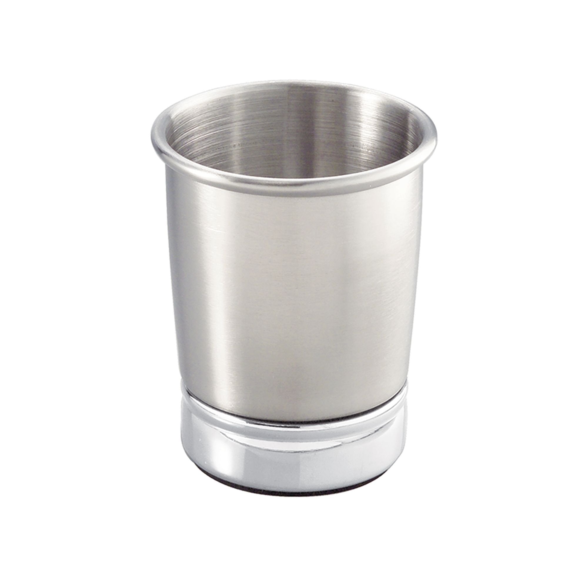 iDesign York Metal Toothbrush Holder/Stand for the Bathroom, Made of Stainless Steel, Split Finish