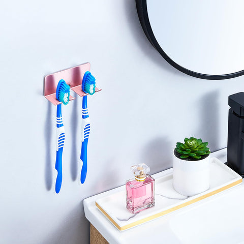 YAYINLI Toothbrush Holder Wall Mounted - Electric Tooth Brush Holder for Bathroom, Self Adhesive Non Screw Toothbrush Head Holder