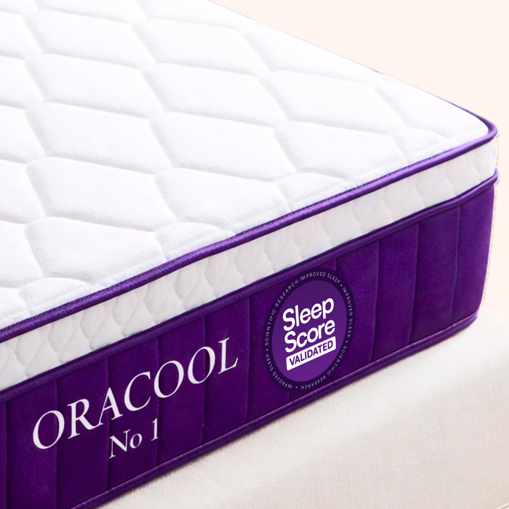 OraCool Single Mattress 3FT, 10.2 Inch 7-Layer Medium Firm Memory Foam Single Bed Mattress with Hybrid Pocket Spring