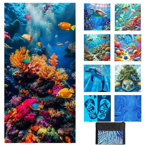 JAODFK Microfibre Beach Towel 71"X32" Quick Dry Lightweight Sand Free Extra Large Thin Towels Travel Essentials For Adults Womens Swim Bath