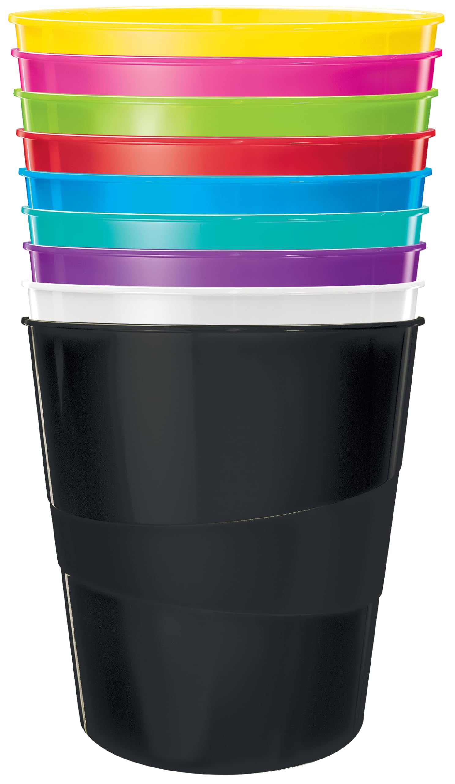 Leitz 52781062 15 Litre Waste Bin, Plastic, Wow Range, Metallic Purple