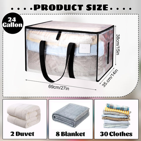 Dntorx 10 Pack 90L Moving Bags Heavy Duty Storage Bag Dorm Moving Essential