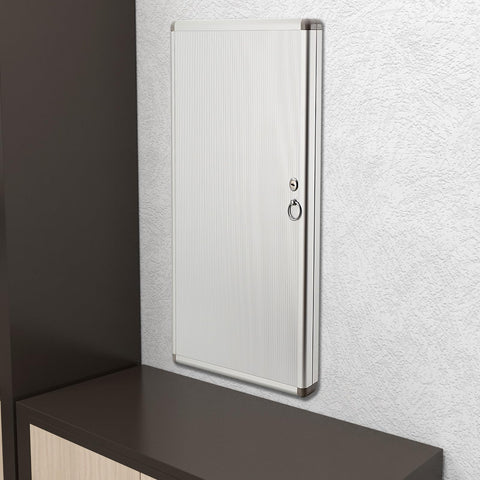 TABODD Cabinet 96 Key Boxes, Wall Mounted Lockable Safe Box, Large Storage With Tag Labels and 96 Hooks for Home Office Property Hotel Bank