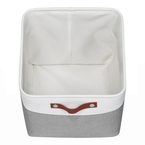 Syeeiex Foldable Storage Baskets for Shelves 30.5 cm Fabric Cube Organizer