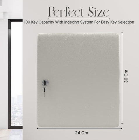 Landlord Direct Supplies LDS® Large Key Cabinet Wall Mounted (100 Keys) Key Box Includes 100 Indexing Numbers & Mounting Harware