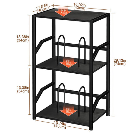 LOAKEKEL Record Player Stand, Vinyl Record Storage Hold Up to 200 Albums