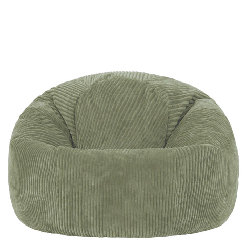 icon Kingston Cord Bean Bag with Filling Included, Green