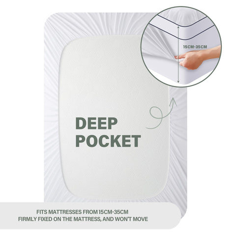 Mattress Topper 140 x 200 cm, 1000 g/m² Ultra Soft Mattress Topper, Microfibre Mattress Protector, Medium Firm, Machine Washable