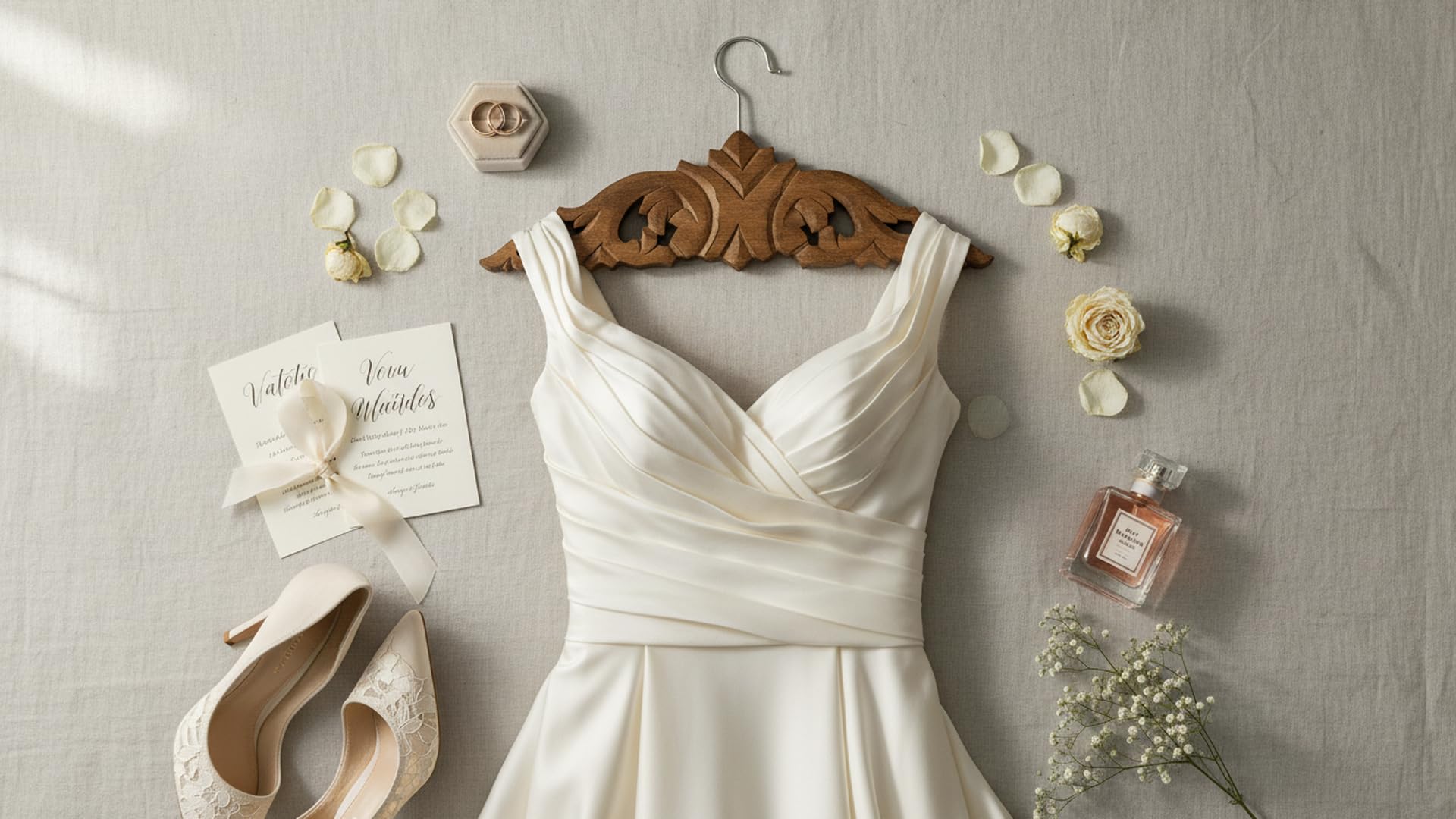 Handmade Wooden Wedding Hanger for Bride Groom Dress Suit Keepsake Gift