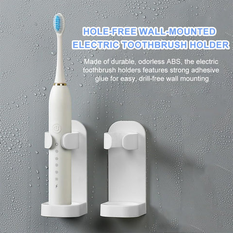 4 Packs Toothbrush Holder Electric Toothbrush Holder Wall Mounted