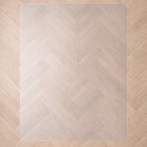 Marvelux Non-Slip Clear PVC Office Chair Mat for Hard Floors, 75 x 120cm
