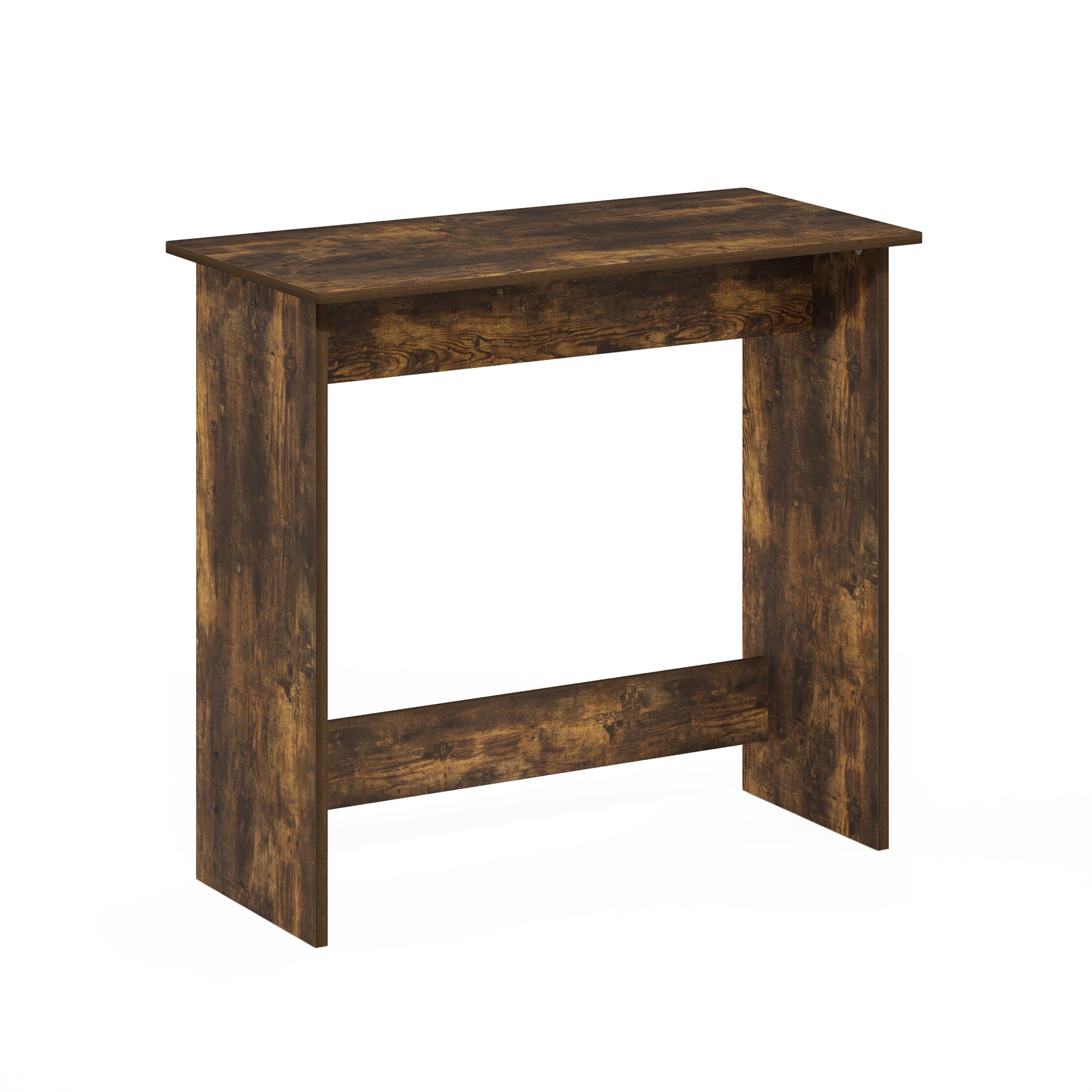 Furinno SIMPLISTIC Small Desk, Gaming Desk, Computer Desk, Office Desk for Home Office, Bedroom, Study Room, Dorm, Amber Pine