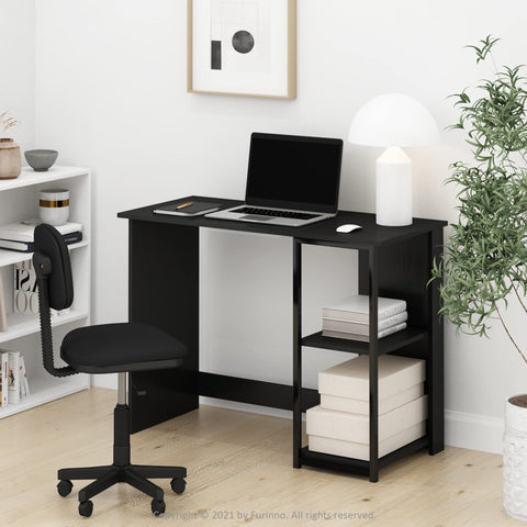 Furinno Computer Desk, Americano/Black, 74.2 (D) x 101 (W) x 45 (H) cm