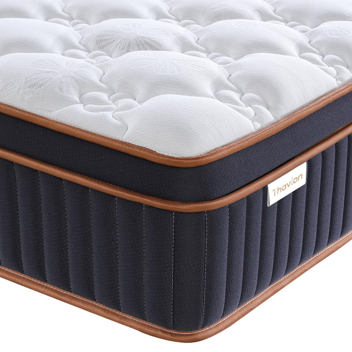 Thavion 3FT Single mattress, 12inch Single hybrid memory foam mattress,9-zone design with pocket springs and orthopaedic support