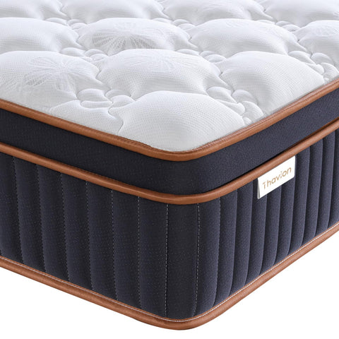 Thavion 3FT Single mattress, 12inch Single hybrid memory foam mattress,9-zone design with pocket springs and orthopaedic support