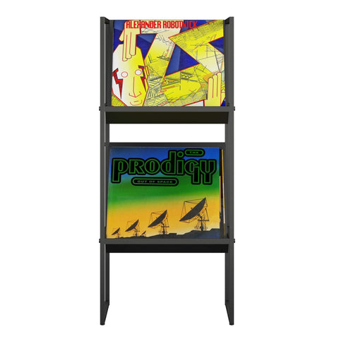 Novogratz Helix Vinyl Record Storage Black