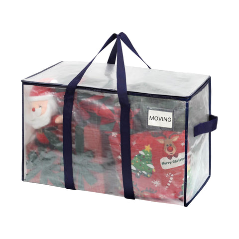 VENO 10 Pack Extra Large Moving Storage Bags with Zips, Heavy-Duty Organizer Tote, Moving Box Alternative, Packing Supply, Clothes Storage Bin