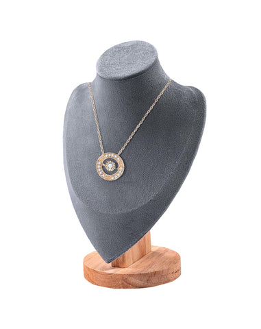 TINGSING Velvet Necklace Display Stand Jewelry Bust Display Stands