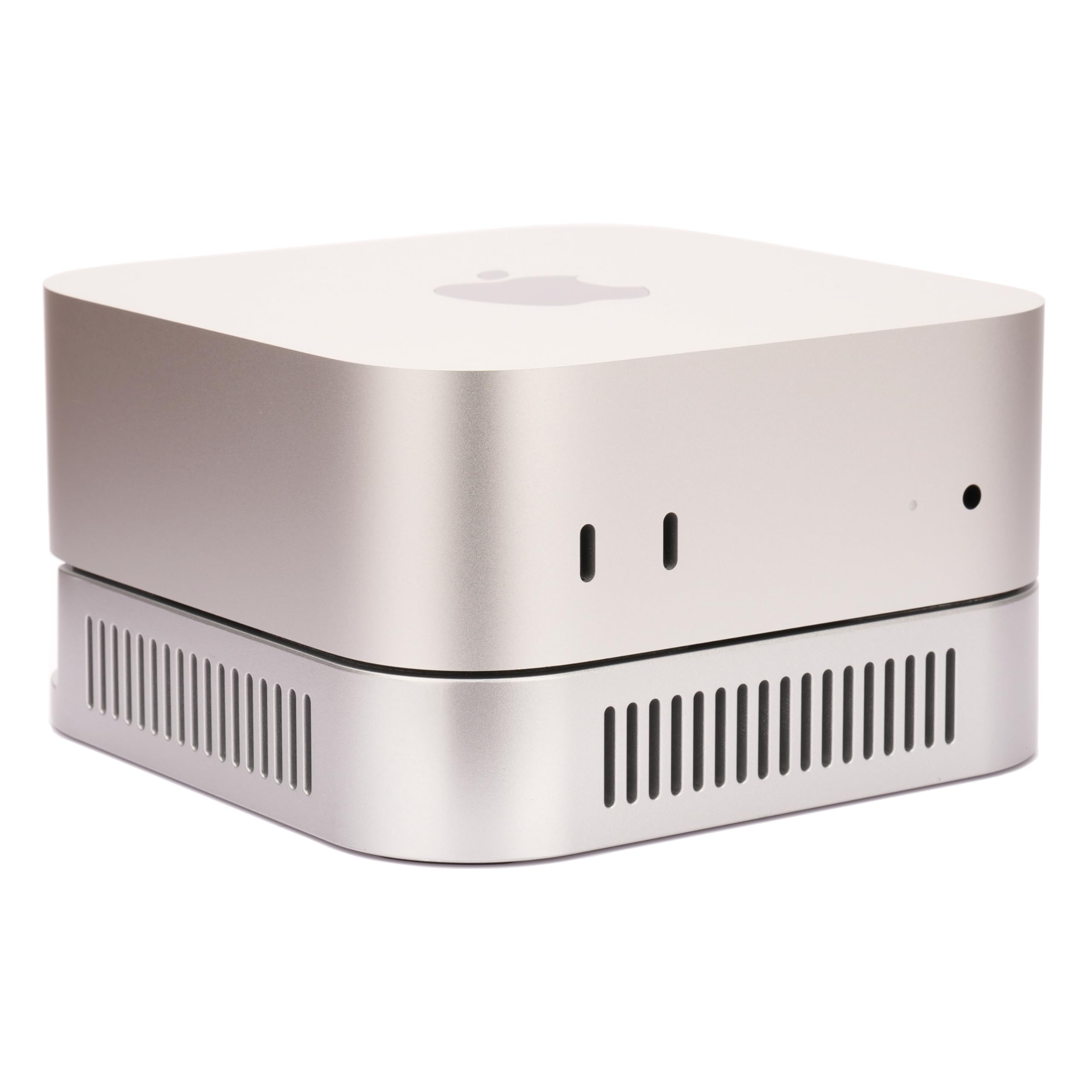 Psitek M4 M5 Mac mini Stand, Silver Holder for Mac mini 2024-2026 with Ventilation Heat Dissipation Cooling