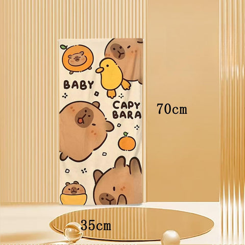 ISABELLA MOON 2PCS Children's Facial Towel, Kids Washcloth Towels, Cotton Kids Face Towels, Cute Kitty dog Hand Towel Set