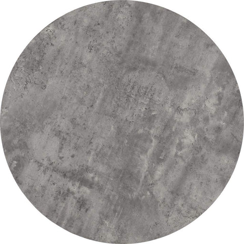 Seconique Athens Round Dining Table in Concrete Effect
