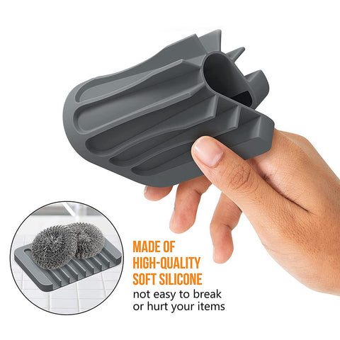 1 Pc Soap Dish,Soap Box,Soap Dish with Drainage(Gray)