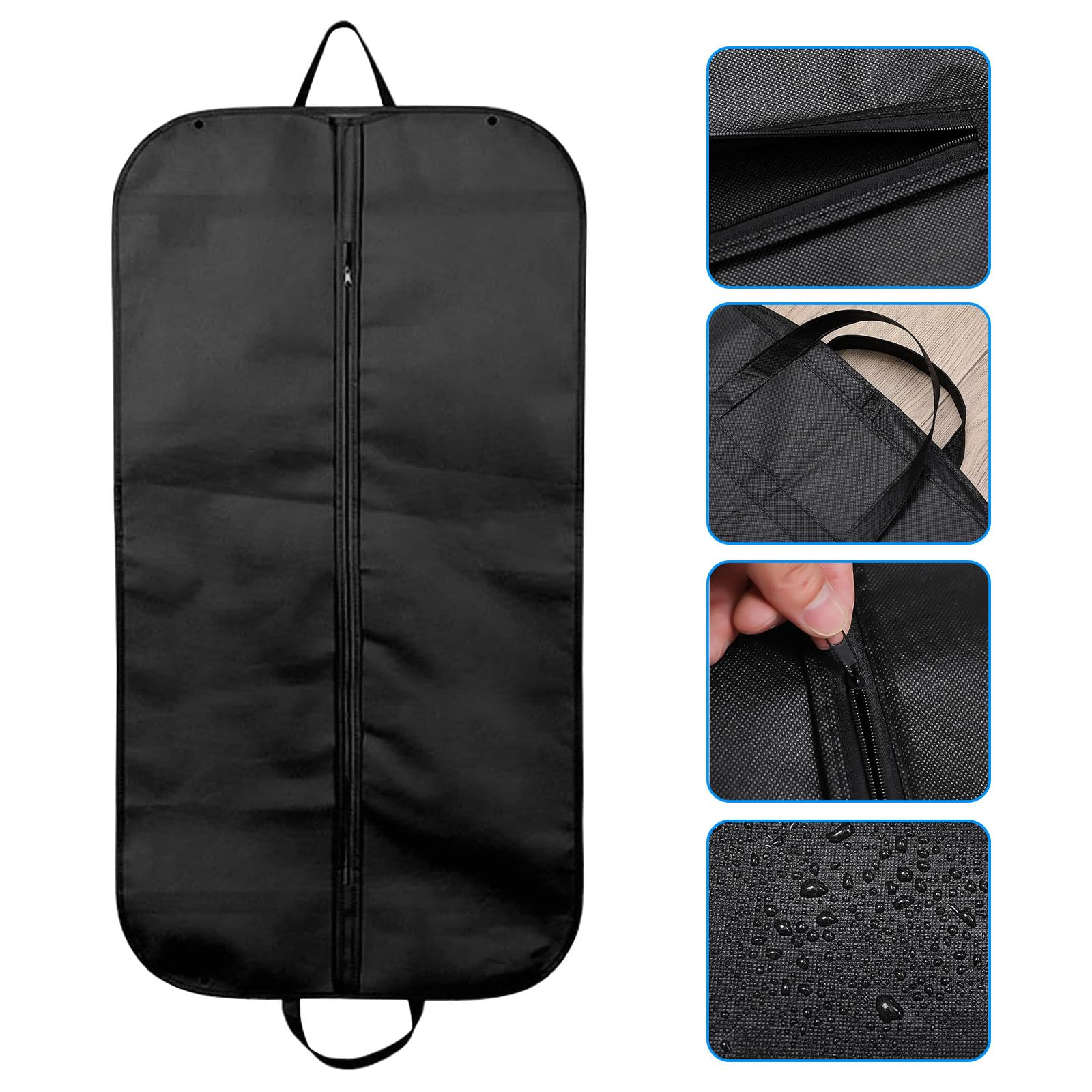 Suit Bags for Men, 2PCS Full Zipper Garment Bag, 60x120cm Suits Cover