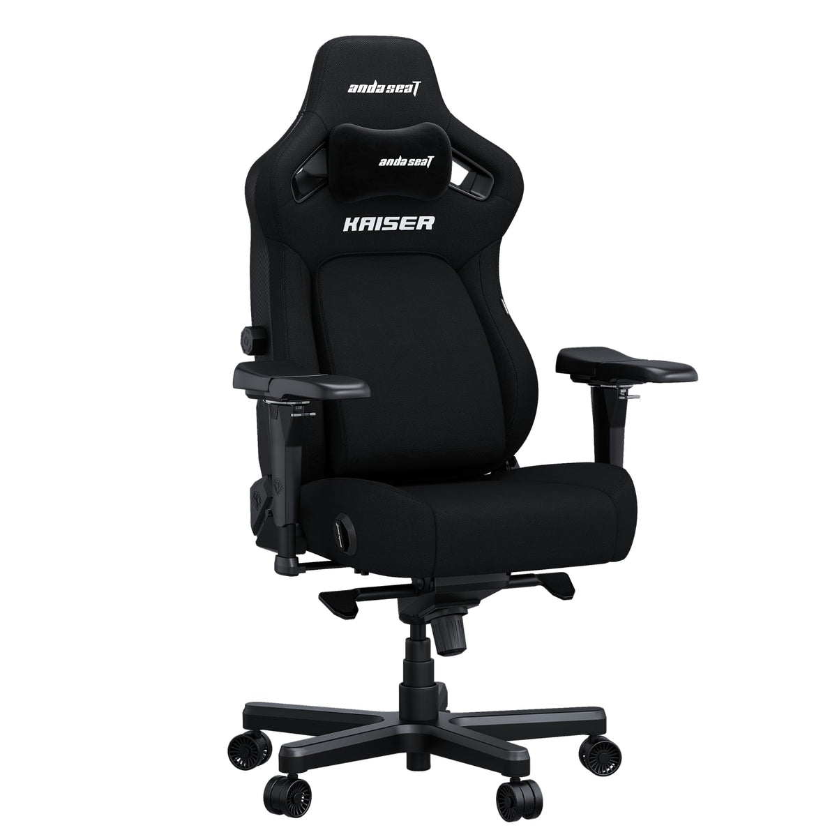 Anda Seat Kaiser 4 Gaming Chair for Adults - XL Reclining Video Game Chairs with 4-Level Pop-Out Lumbar, Linen Fabric
