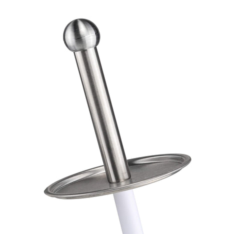 Bambelaa! Toilet brush with holder WC brush WC set WC brush holder stainless steel silver white