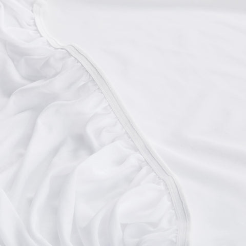 SERTA Power Chill Soft Comfort Stain Resistant & Waterproof Mattress Cover Protector with 15" Deep Pocket, California King, White