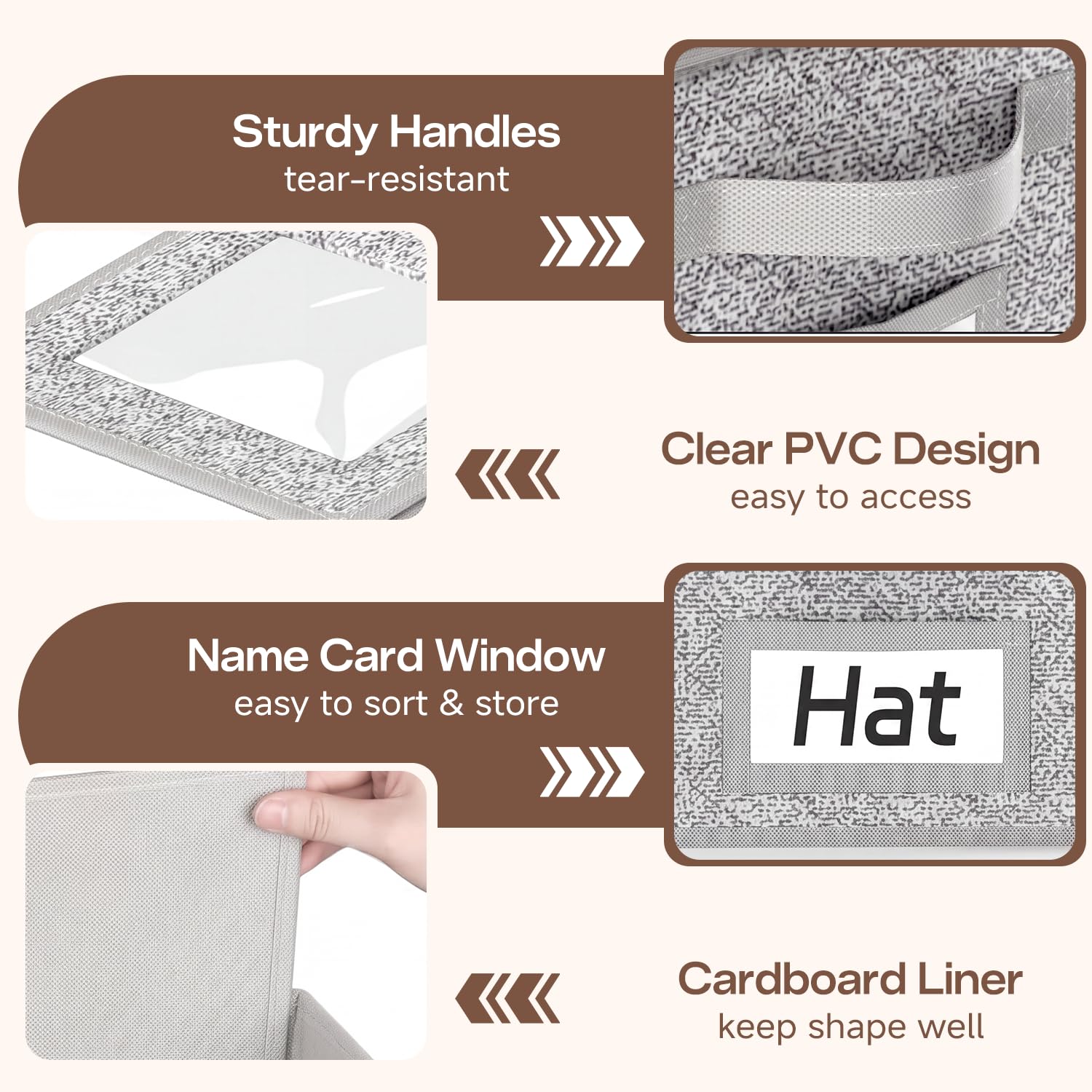 Homzixt Hat Storage Organizer, 1Pack, Holds 24 Ball Caps